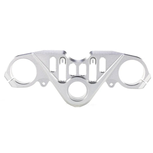 Frosted Silver Top Triple Clamp For QJMOTOR SRK800RR & 600RS