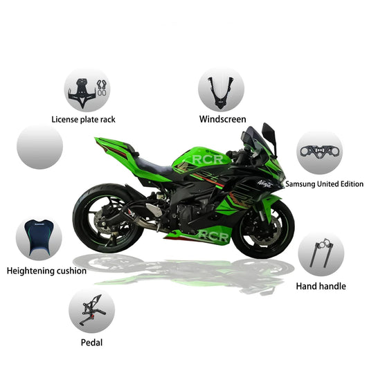 Suitable for Kawasaki ZX-4R/zx4RR Lower Separation Handlebar Adjust sitting posture Change riding posture
